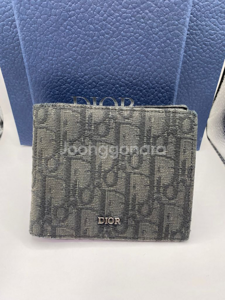 [OS] 디올 오블리크 반지갑 블랙--1