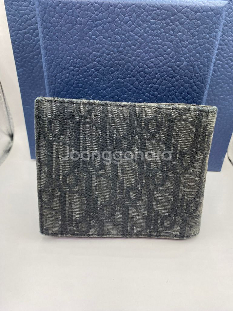 [OS] 디올 오블리크 반지갑 블랙--2