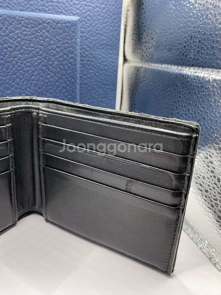 [OS] 디올 오블리크 반지갑 블랙--4