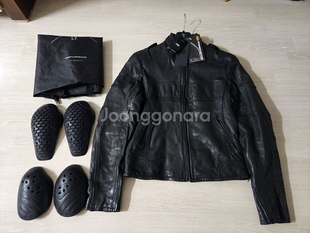 어글리브로스 최상급 라이딩 가죽자켓 신품급--0