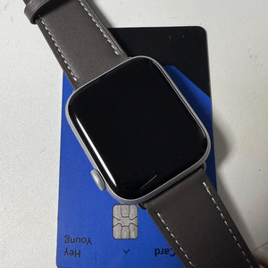 애플워치 SE 2세대 44mm GPS 모델 실버