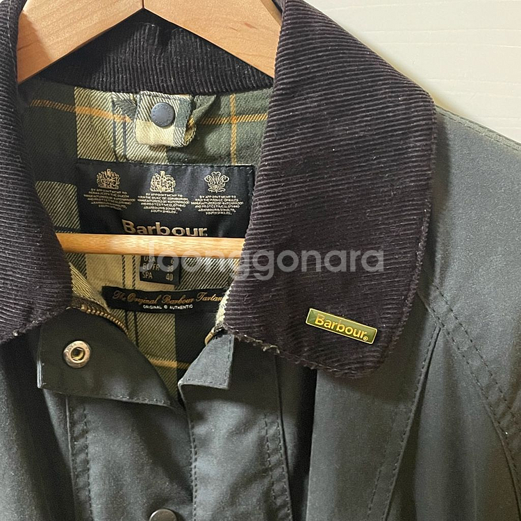 바버 왁스 자켓 세이지 버드넬 uk10--2