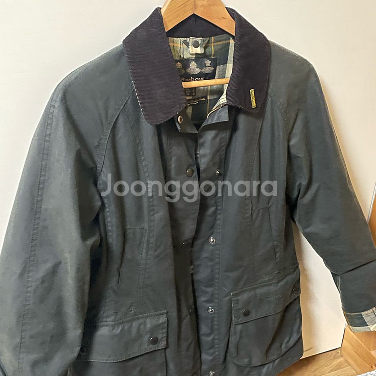 바버 왁스 자켓 세이지 버드넬 uk10--1
