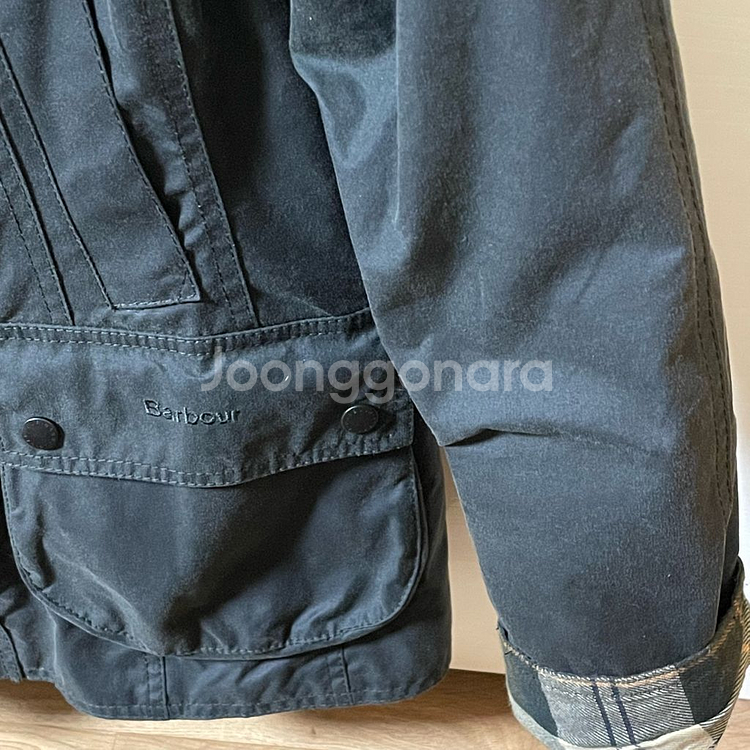 바버 왁스 자켓 세이지 버드넬 uk10--3