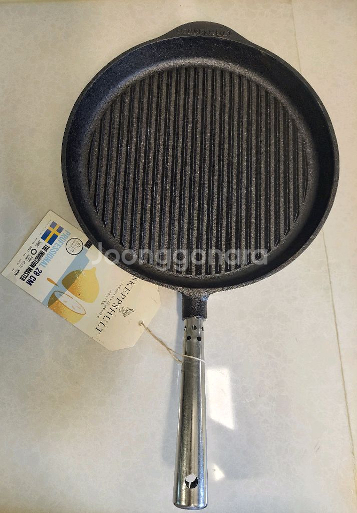 스캡슐트 그릴팬 무쇠팬 28--1