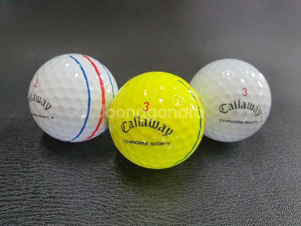 캘러웨이 크롬소프트 트리플트랙 A+급 40개--0