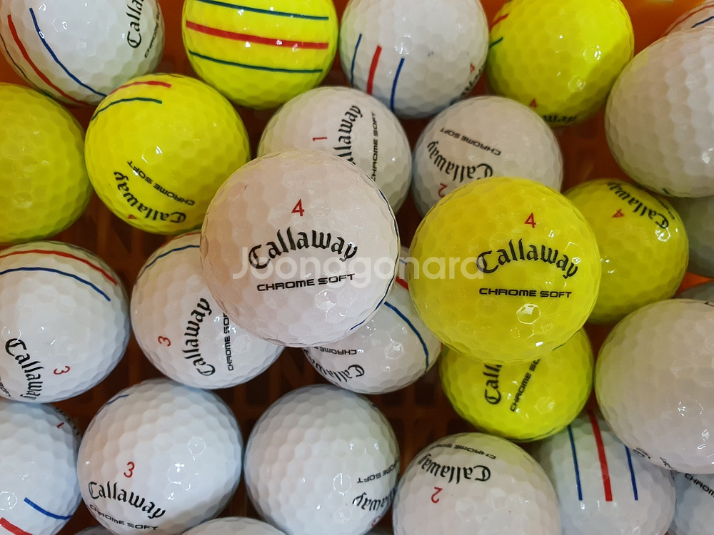 캘러웨이 크롬소프트 트리플트랙 A+급 40개--1