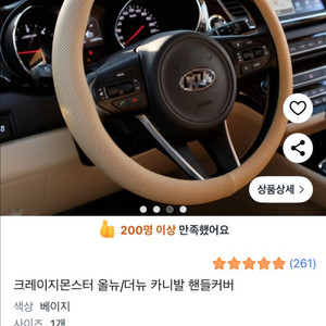 크레이지몬스터 올뉴/더뉴카니발 핸들커버