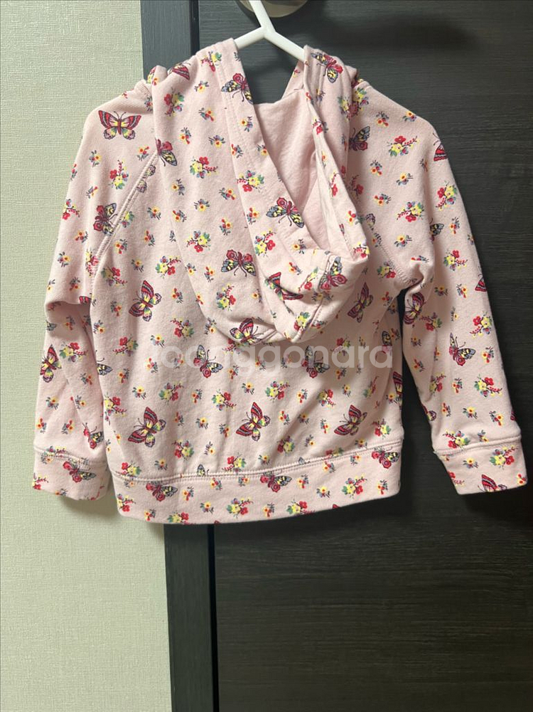 베이비갭 여아 후드집업 18-24개월 핑크--1