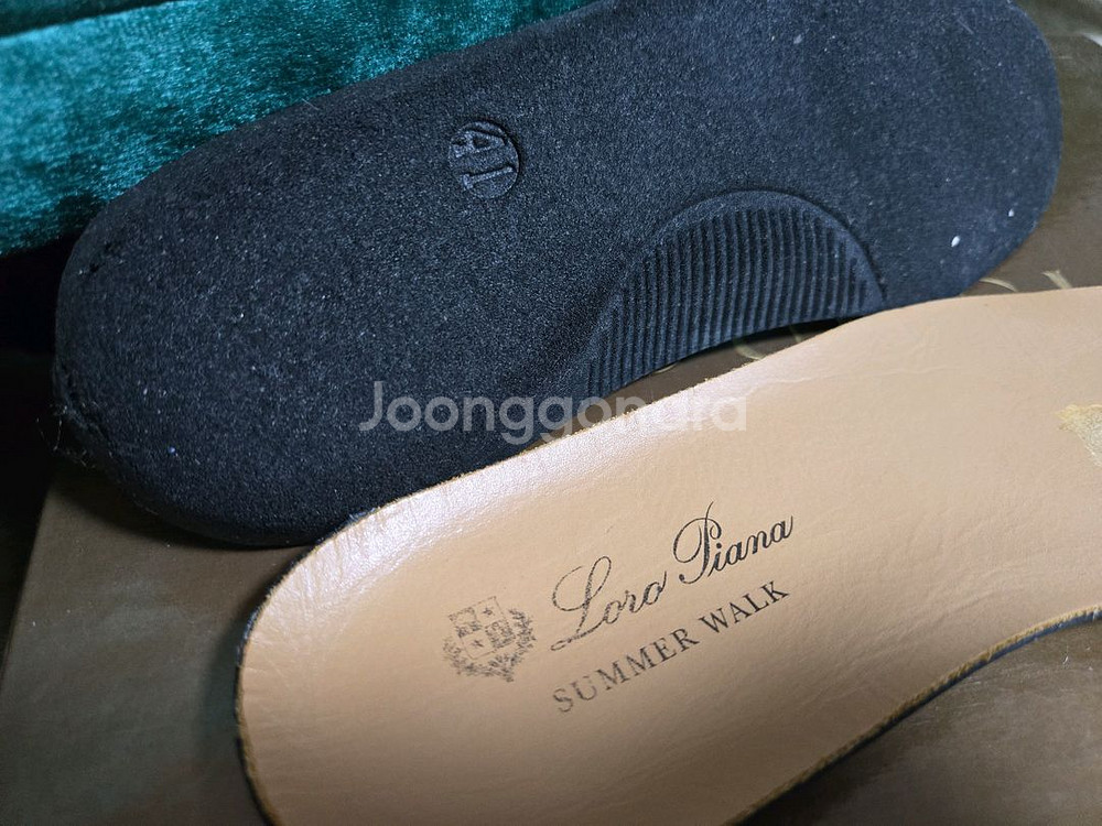 로로피아나 썸머워크 브라운 41.5사이즈--6