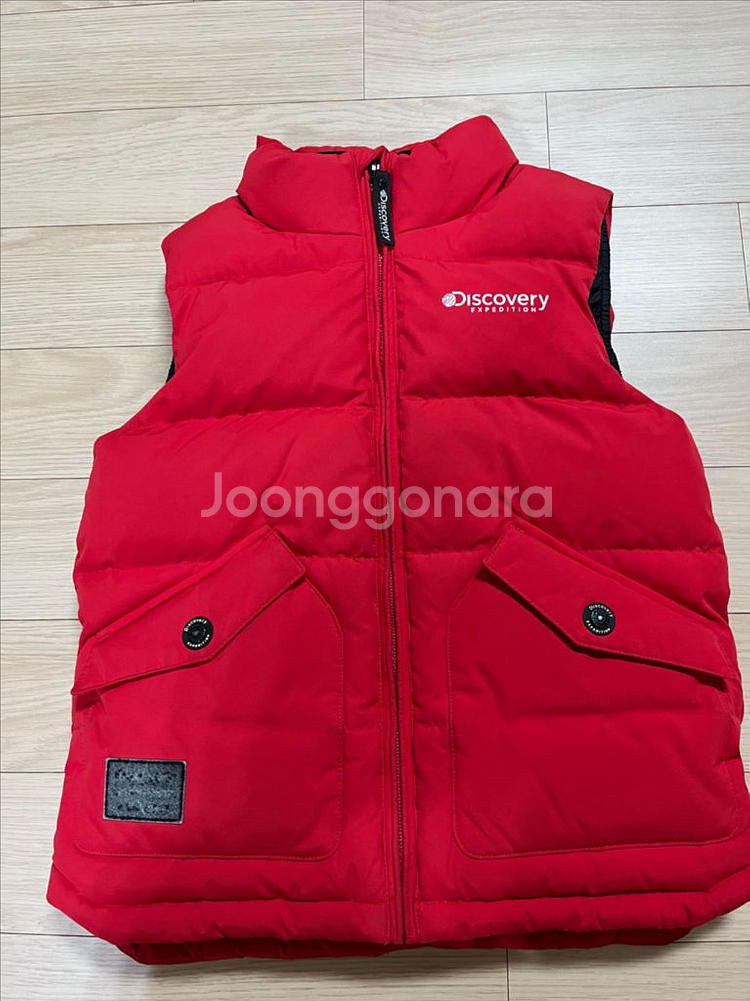 디스커버리 키즈 오리털패딩 조끼 120--0
