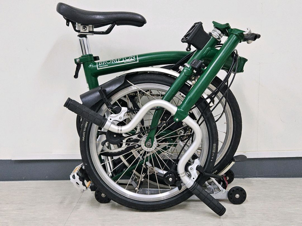 2014년식 브롬톤 M6R 레이싱그린 신동급--6