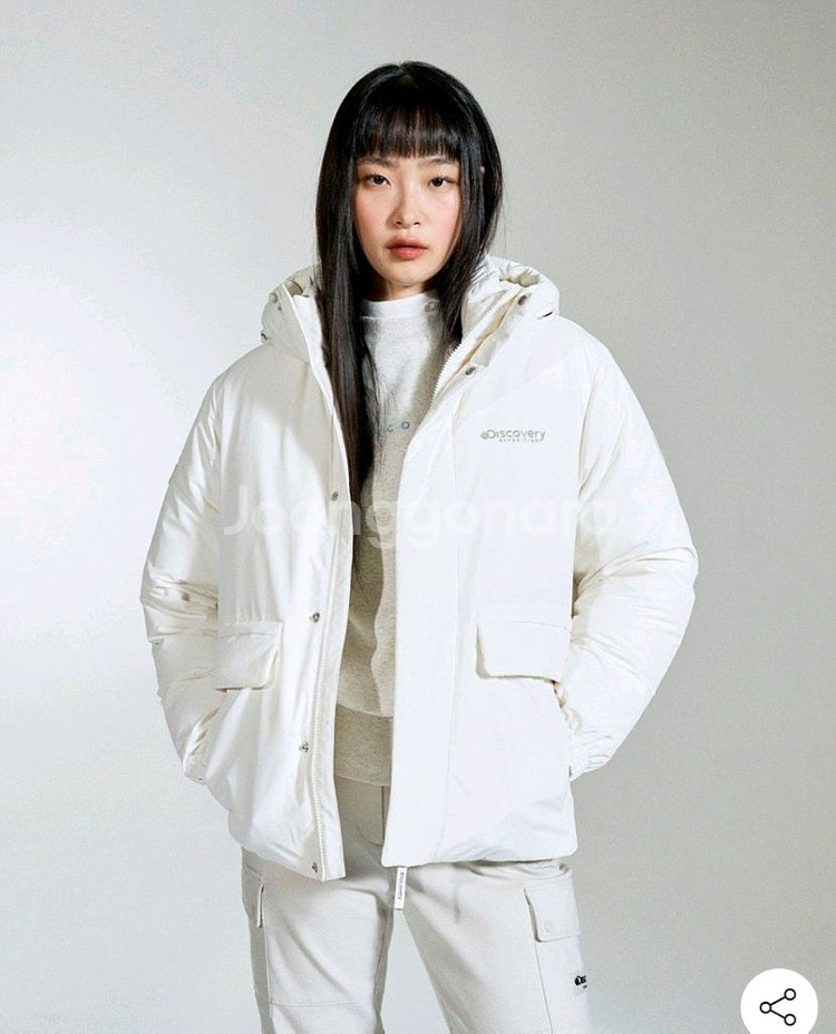 디스커버리 패딩 크림베이지(사이즈 100)--3
