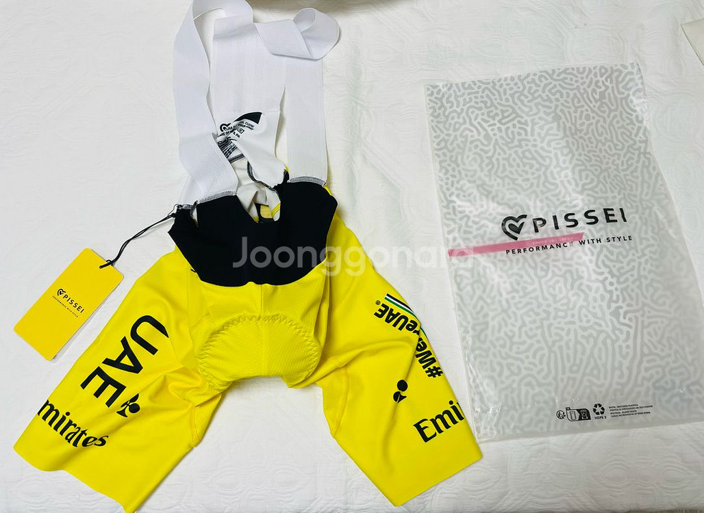 피세이 옐로우UAE 져지, 빕숏 새상품 포가차 에디션--1