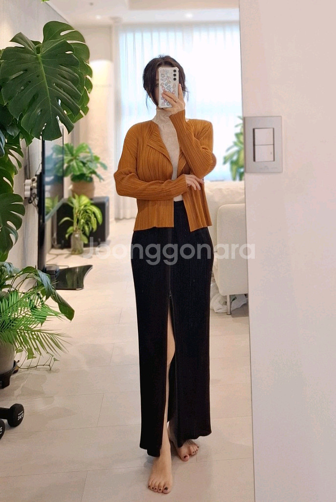 플리츠플리즈 24년 숏가디건 이세이미야케--2