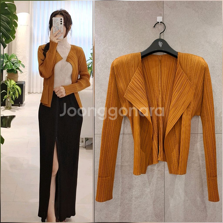 플리츠플리즈 24년 숏가디건 이세이미야케--0