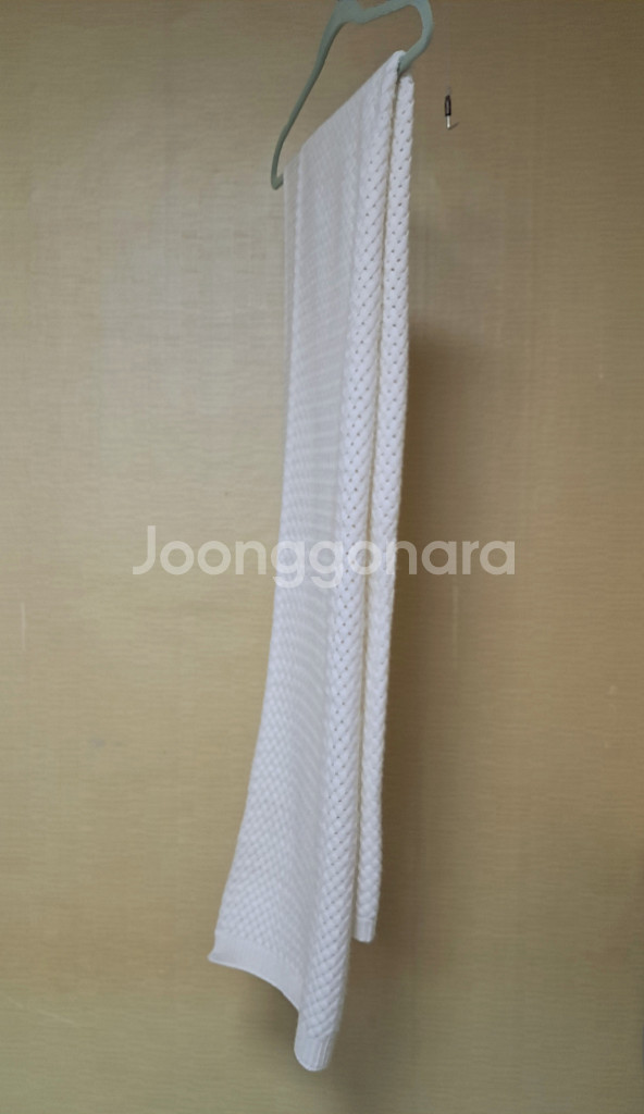 보테가베네타 아이보리 캐시미어머플러--5