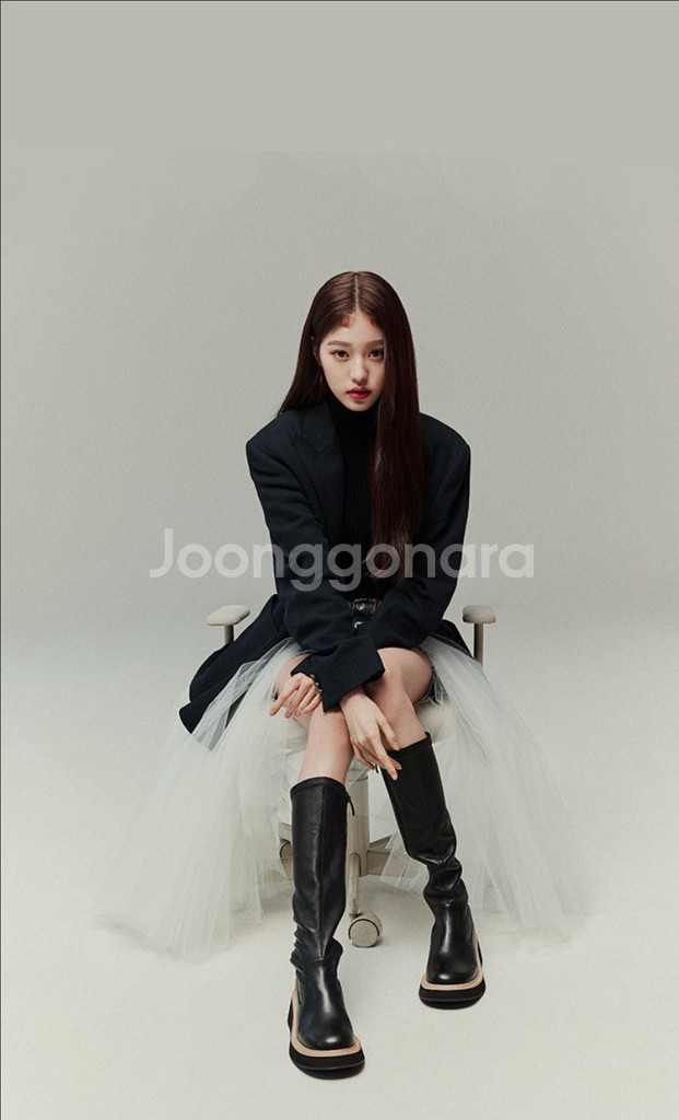 슈콤마보니 장원영 롱 부츠 230--1