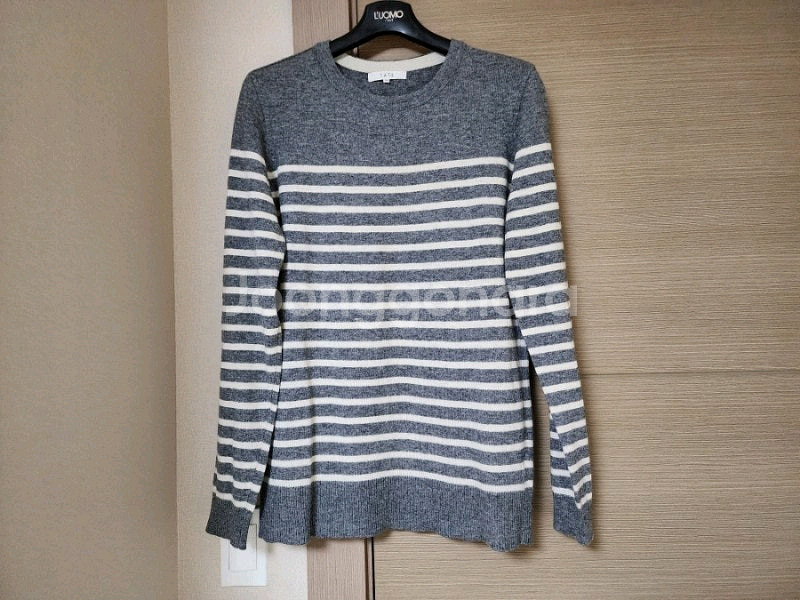 테이트 스트라이프 울니트 100사이즈--0