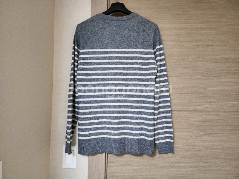 테이트 스트라이프 울니트 100사이즈--1