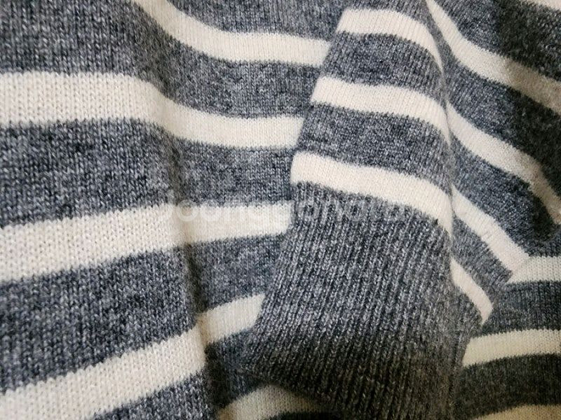 테이트 스트라이프 울니트 100사이즈--3