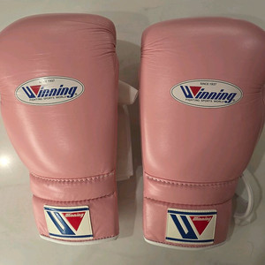 위닝글러브 16온스 레이스 커스텀 핑크 + 컨버터