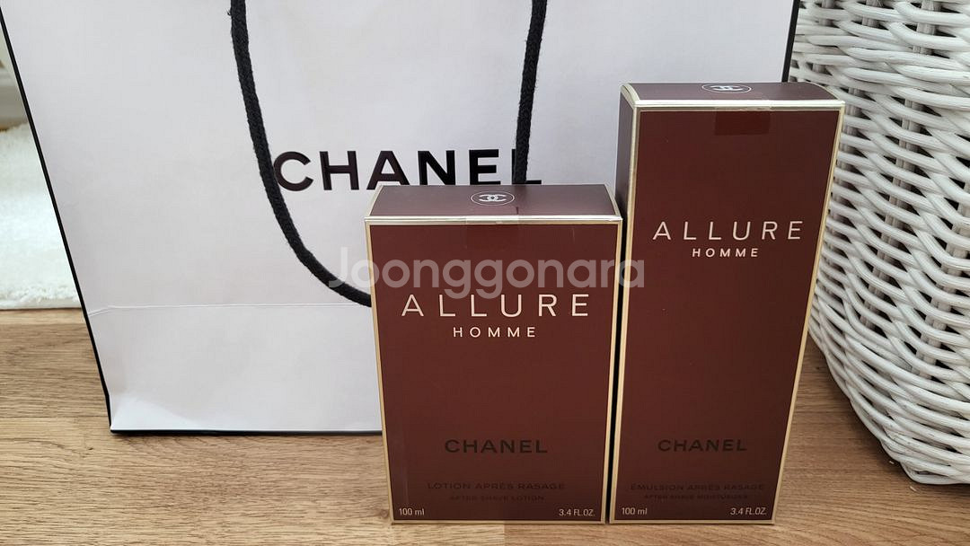 (새상품)샤넬알뤼르 옴므로숑아프레라자쥬100mlset--0