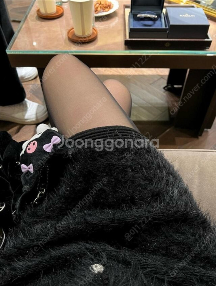 라플라 로즈셋업 가디건 아우터 스커트 세트--2