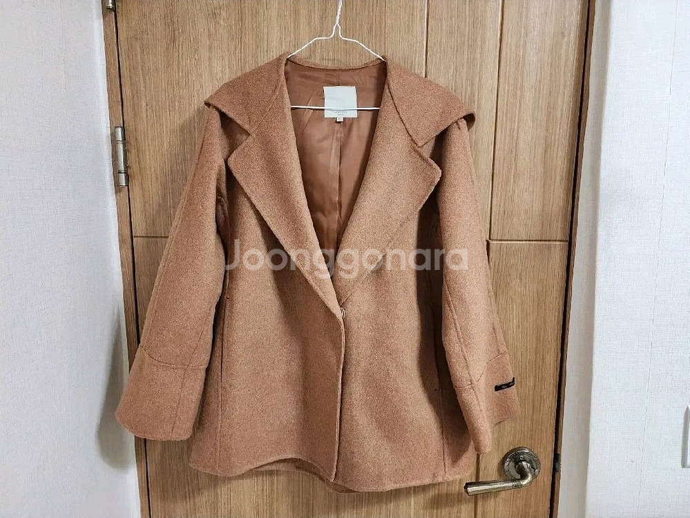 (66)여성 셀렙샵에디션 후드 하프코트--0