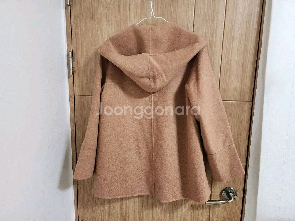 (66)여성 셀렙샵에디션 후드 하프코트--2