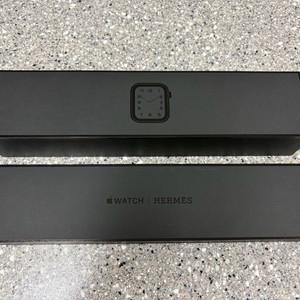 애플워치 에르메스 느와르 44mm 가죽+스포츠 스트랩