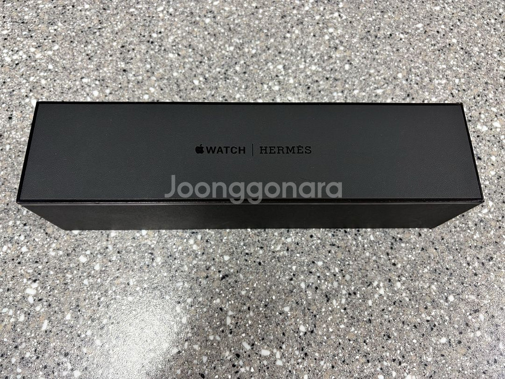 애플워치 에르메스 느와르 44mm 가죽+스포츠 스트랩--1