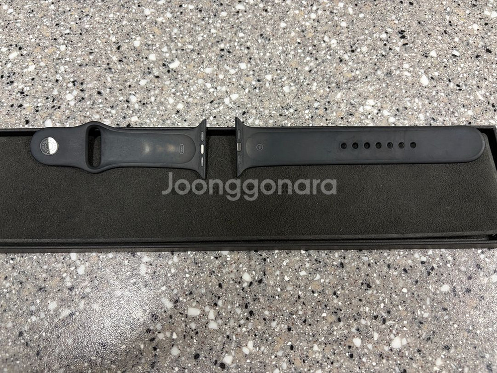 애플워치 에르메스 느와르 44mm 가죽+스포츠 스트랩--4