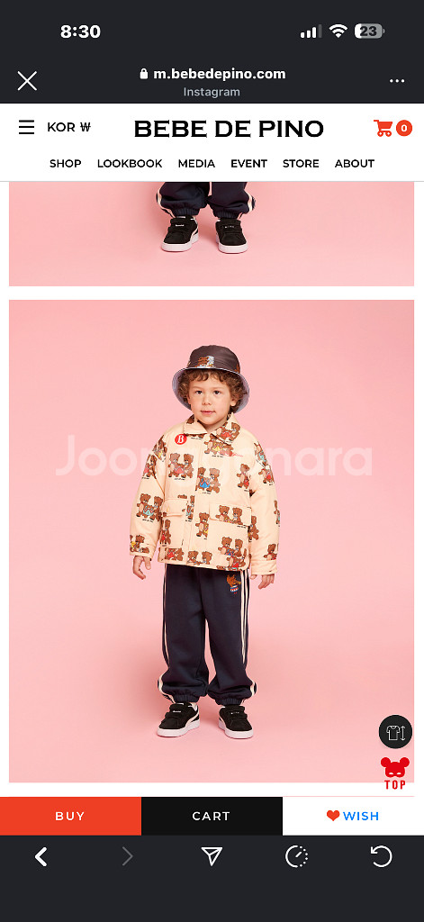 베베드피노 올오버 굿럭 패딩 110--0