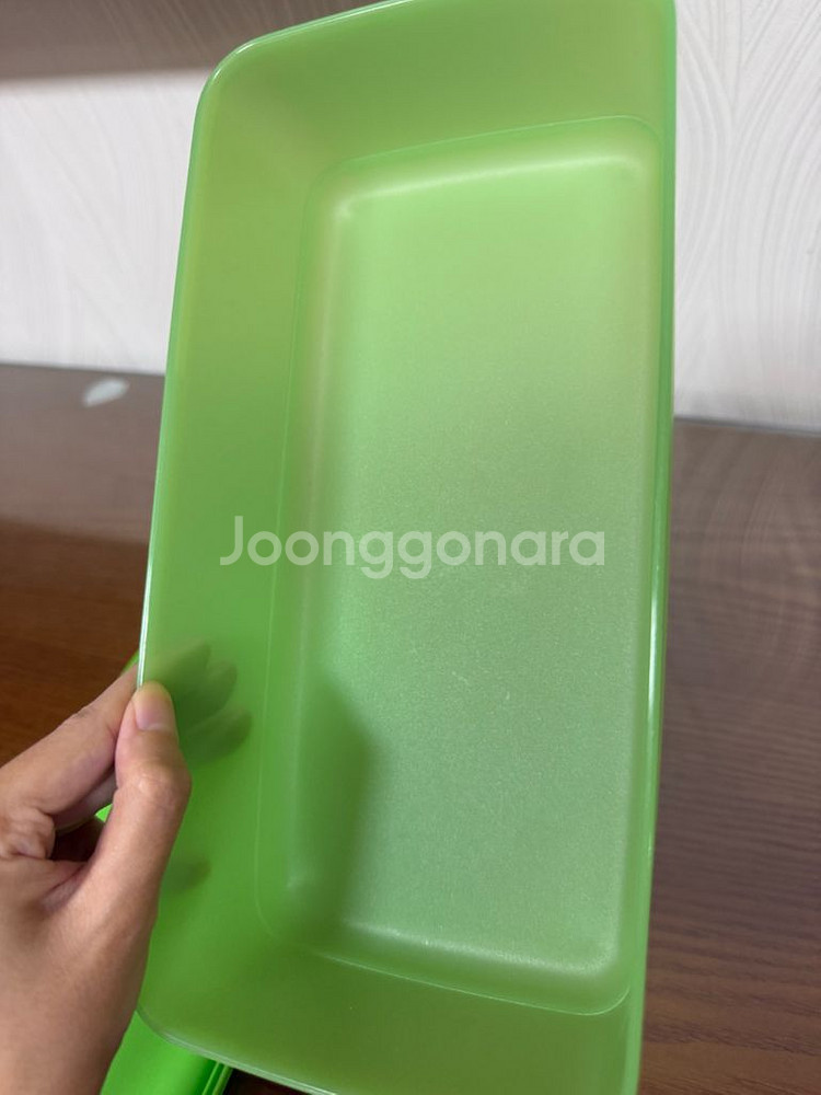 타파웨어 그린 반찬통 밀폐용기 1.4L--3