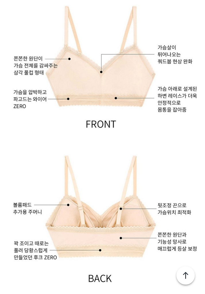 [택 있는 새상품] 컴포트랩 탐탐 브라렛--8