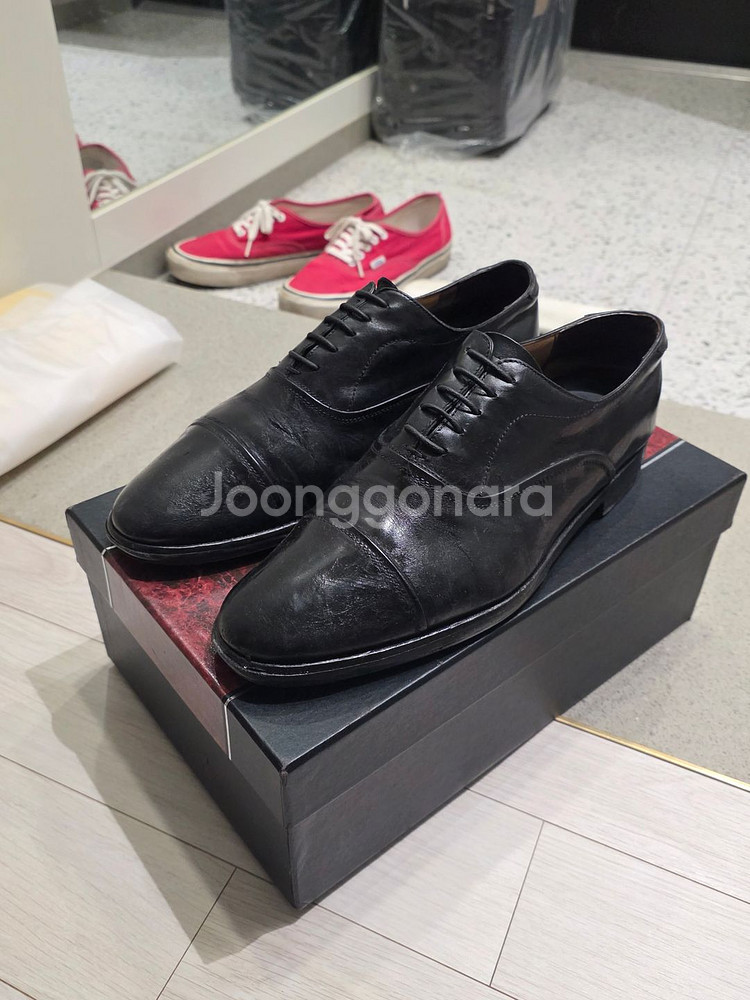 헤리티지 리갈 블랙 스트레이트 팁 (270)--0