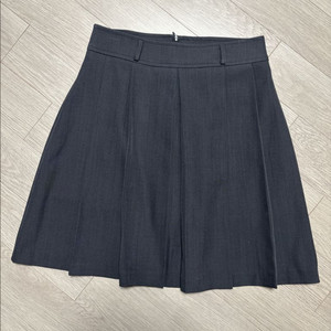 회색 플리츠 스커트 m 사이즈