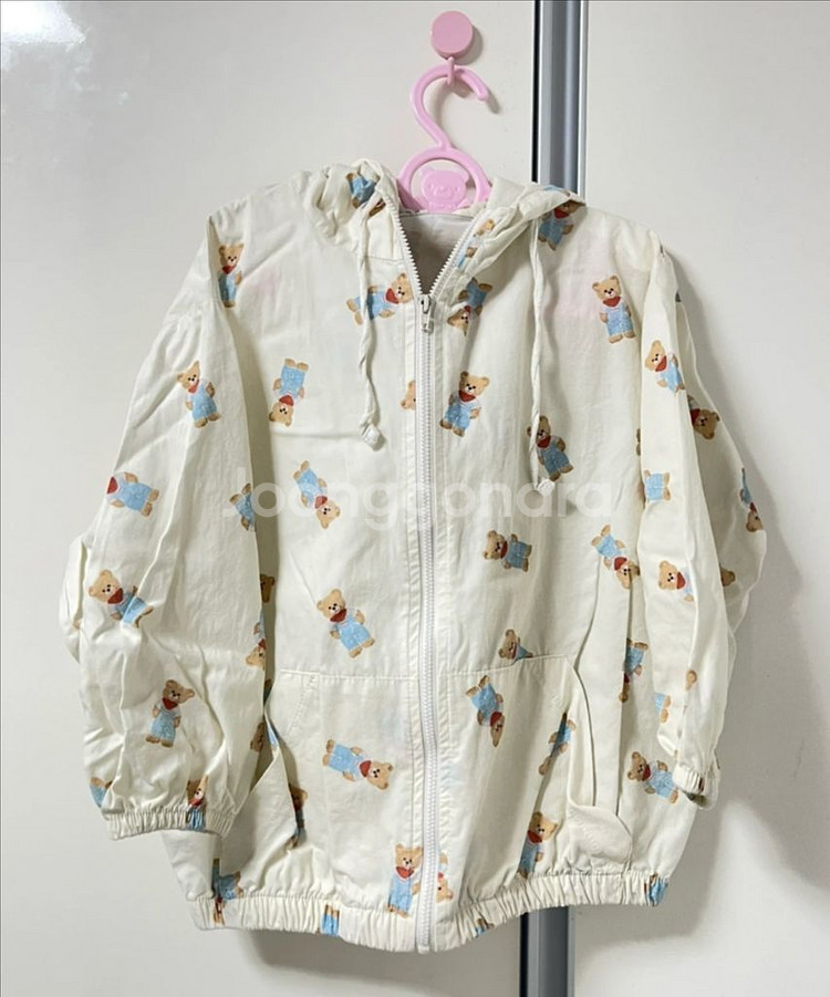 곰돌이후드 바람막이 점퍼(4-5세)M사이즈--0