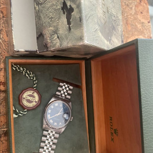 롤렉스 데이저스트 화이트골드 플루티드 베젤 청판 쥬빌레