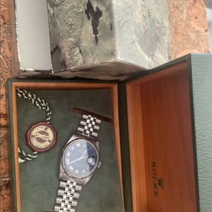 롤렉스 데이저스트 화이트골드 플루티드 베젤 청판 쥬빌레