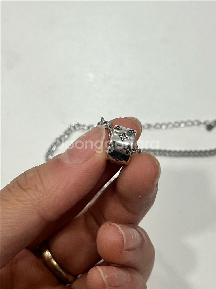 실버 목걸이 새것--3