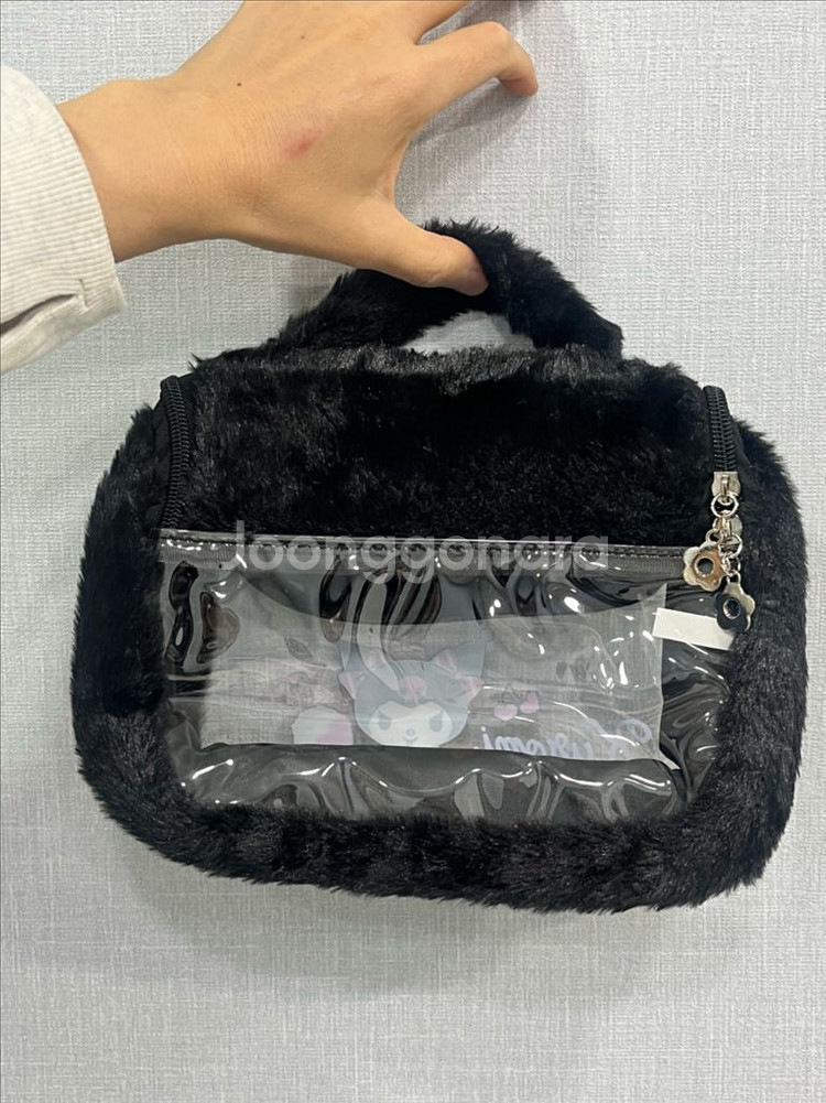 쿠로미 퍼 파우치 새상품--2