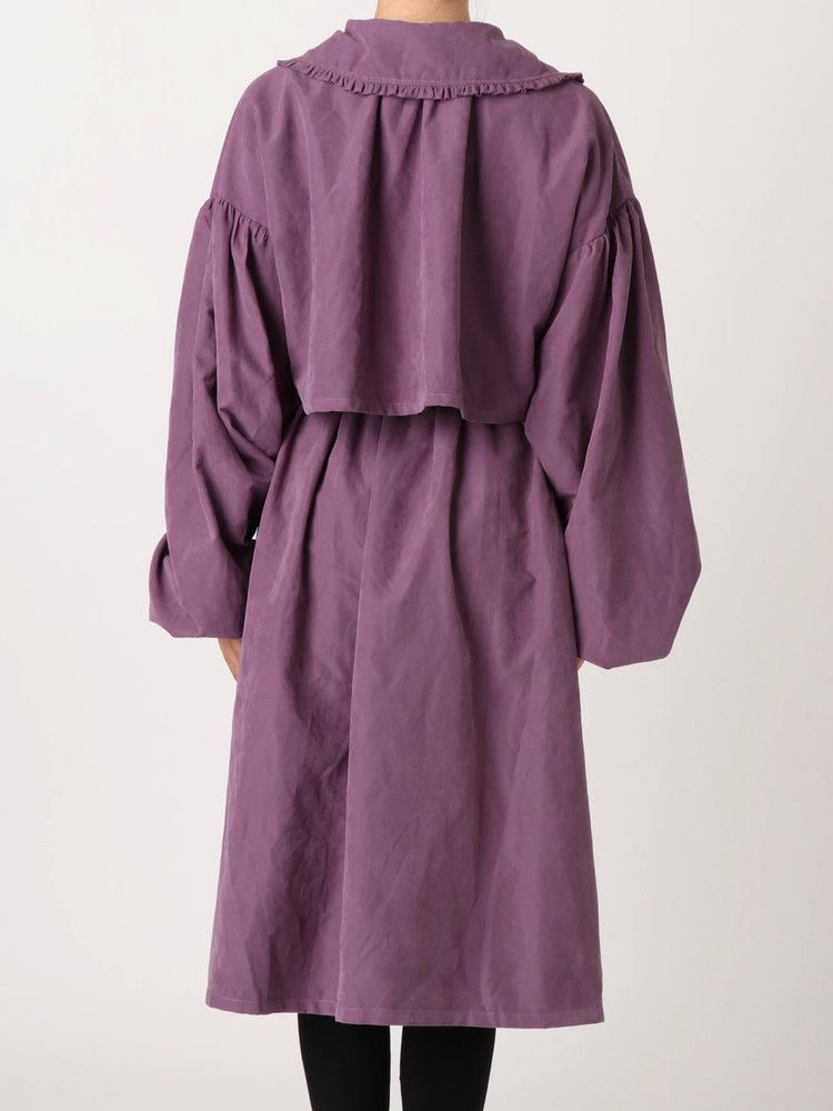 merry jenny 보라색 트렌치 코트 원피스 이미지