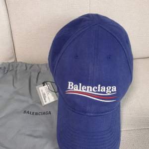 발렌시아가 정품 폴리티컬 캠페인 웨이브 로고 볼캡 L