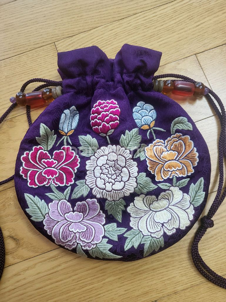 자수 복주머니--0