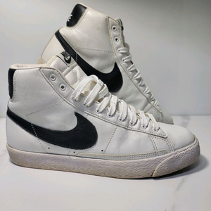 나이키 07s 정품 빈티지 블레이저 흰검 레더 265