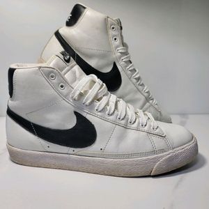 나이키 07s 정품 빈티지 블레이저 흰검 레더 265