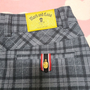 마크앤로나 체크무늬 따뜻한 소재 스커트