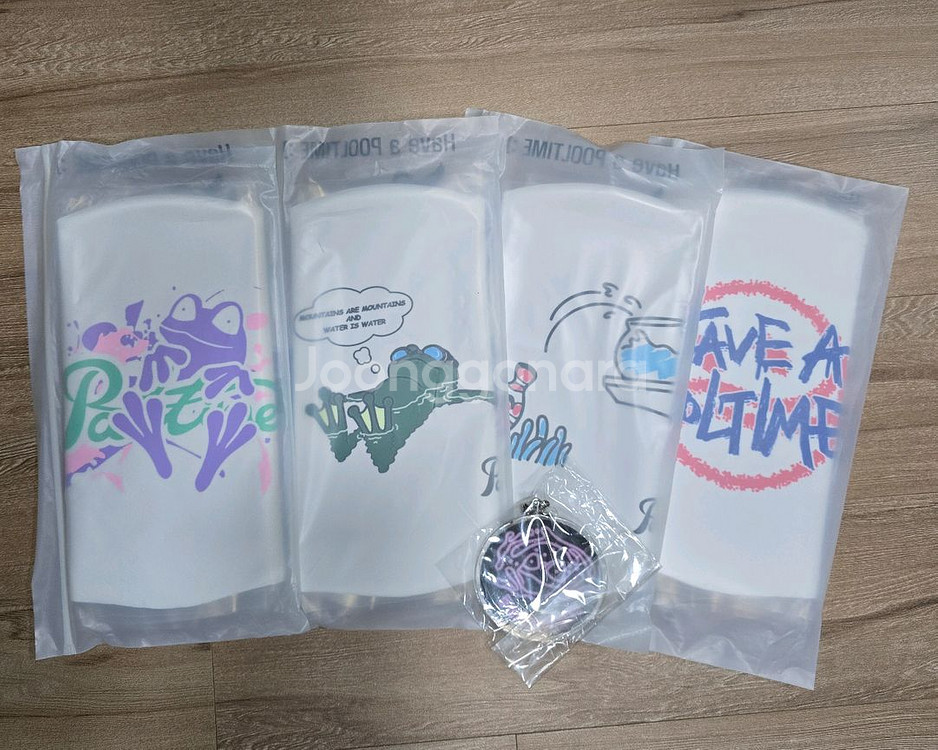 풀타임 산산물물 외 3 + 네온사인 키링--0